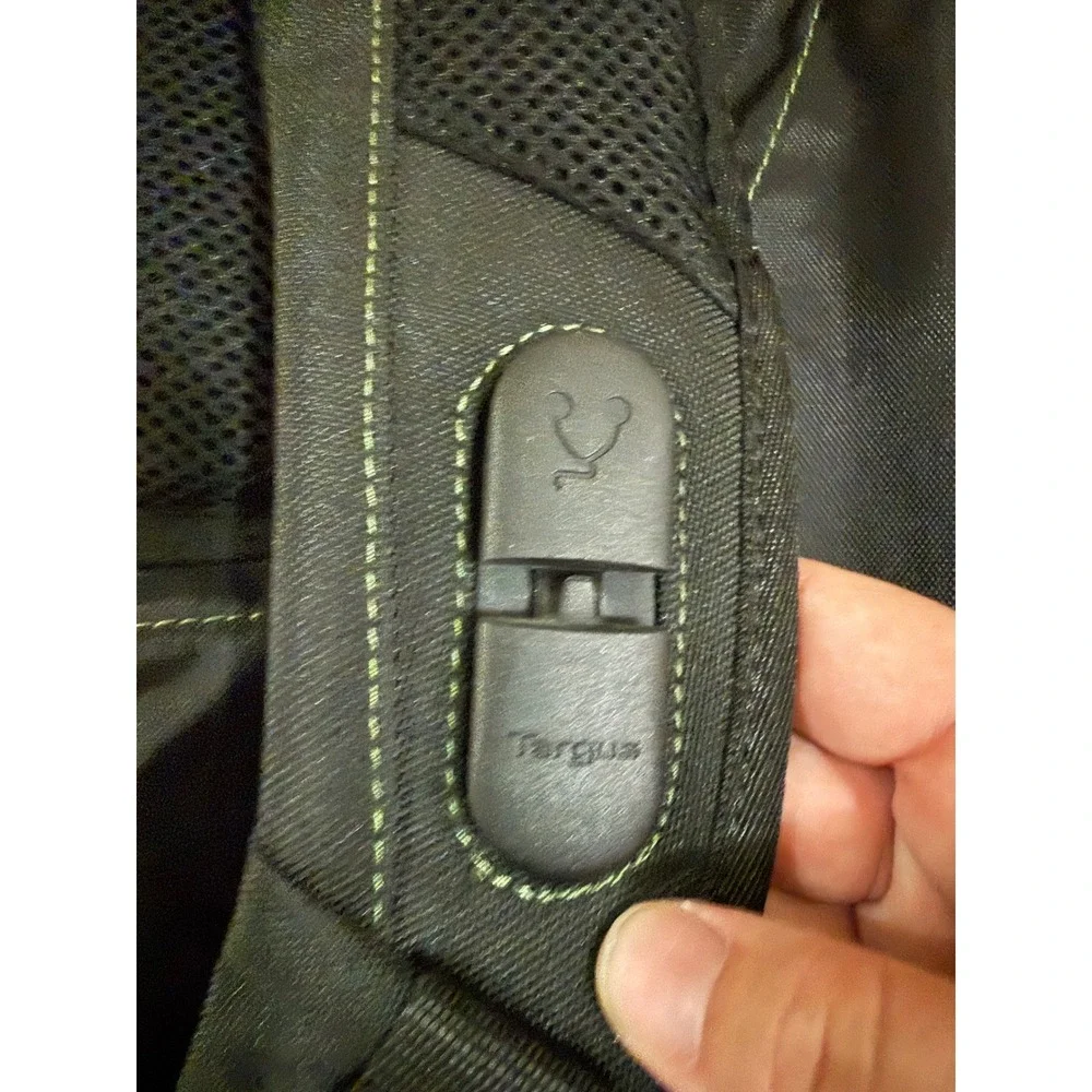 Targus EcoSmart Spruce Laptop Backpack Black Green TBB013US Recycled Materials